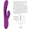 apolo vibrateur multifonction rechargeable 7 vibrations avec langue oscillante violet