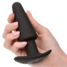 rock bottom tapered anal plug 10 vibrations silicone noir