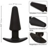 rock bottom tapered anal plug 10 vibrations silicone noir