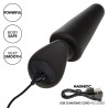 rock bottom tapered anal plug 10 vibrations silicone noir