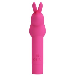 vibrateur en silicone gerardo fuschia rabbit