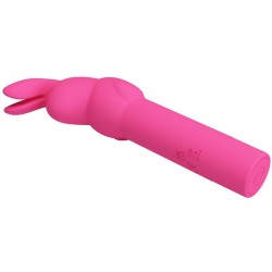 vibrateur en silicone gerardo fuschia rabbit