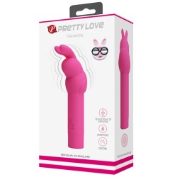 vibrateur en silicone gerardo fuschia rabbit