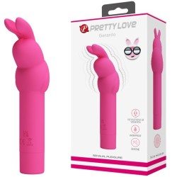 vibrateur en silicone gerardo fuschia rabbit