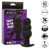 rock bottom plug anal perlé 10 vibrations silicone noir