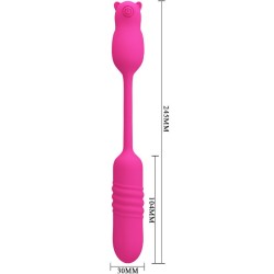 nobikuma balle vibrante en silicone rose
