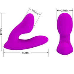 masseur de clitoris melvin avec télécommande