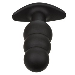 rock bottom plug anal perlé 10 vibrations silicone noir