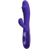 vibrateur snappy youth & stimulateur de point g violet