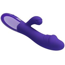 vibrateur snappy youth & stimulateur de point g violet