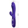 vibrateur snappy youth & stimulateur de point g violet
