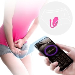 oeuf vibrant rechargeable doreen magenta télécommande