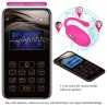 oeuf vibrant rechargeable doreen magenta télécommande