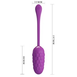 oeuf vibrant  texture marine rechargeable violet