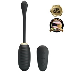 doreen oeuf vibrant rechargeable de luxe noir télécommande