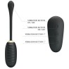 doreen oeuf vibrant rechargeable de luxe noir télécommande