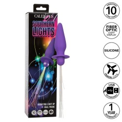 southern lights light up plug anal10 vibrations silicone violet