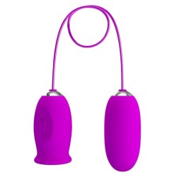 vibrateur rechargeable daisy dual egg violet