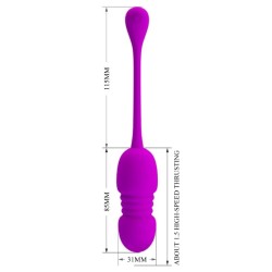 oeuf vibrant rechargeable callie violet