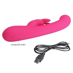 vibrateur lamar lapin et point g rose