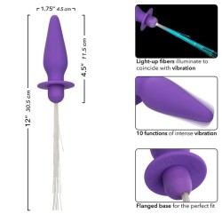 southern lights light up plug anal10 vibrations silicone violet