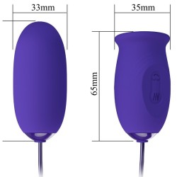 stimulateur vibrateur rechargeable daisy youth violet