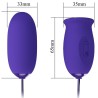 stimulateur vibrateur rechargeable daisy youth violet