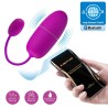 oeuf vibrant nymphe app contrôlé violet