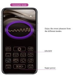 oeuf vibrant nymphe app contrôlé violet