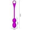 balles vibrantes rechargeables elvira violet