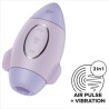 mission control petit vibrateur  double impulsion lilas