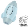 mission control bleu petit vibrateur  double impulsion