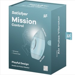mission control bleu petit vibrateur  double impulsion