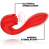 selena stimulateur vibrant + tapping rouge