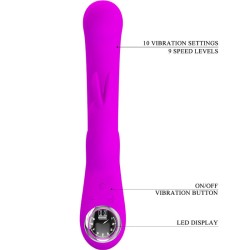 vibrateur lamar lapin et spot g violet