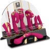 présentoir 6 masseurs intimes fuchsia
