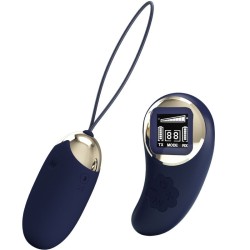 télécommande oeuf vibrant mina bleu