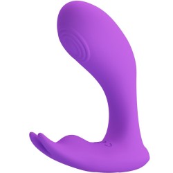 télécommande à vibration et pulsation idabelle violet