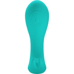 télécommande à vibration et pulsation idabelle bleu