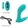 télécommande à vibration et pulsation idabelle bleu