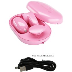 magic box balle vibrante & stimulateur rose
