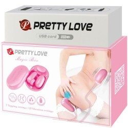 magic box balle vibrante & stimulateur rose