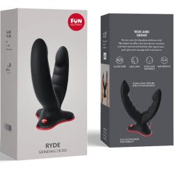 double gode et masseur ryde noir