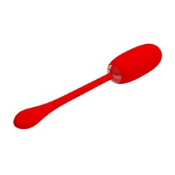 oeuf vibrant julius imperméable-rechargeable rouge