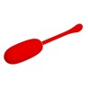 oeuf vibrant julius imperméable-rechargeable rouge