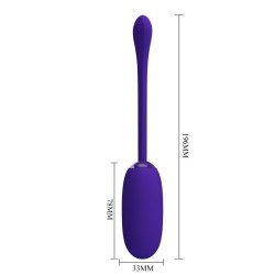 oeuf vibrant julius imperméable-rechargeable violet