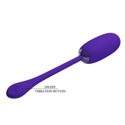 oeuf vibrant julius imperméable-rechargeable violet