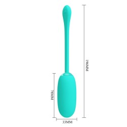 julius oeuf vibrant imperméable-rechargeable aqua vert