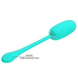 julius oeuf vibrant imperméable-rechargeable aqua vert
