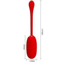 oeuf vibrant rechargeable kirk rouge